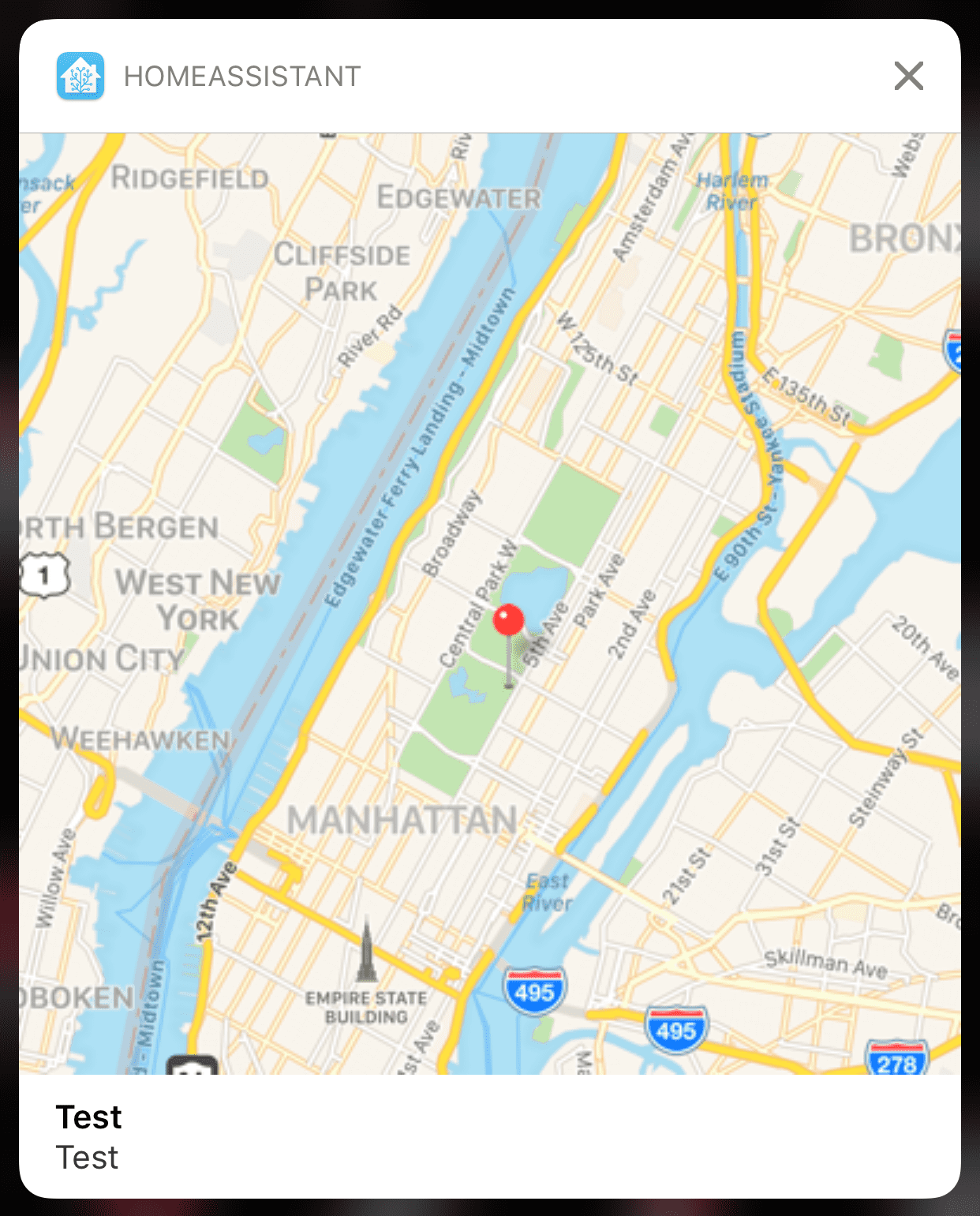 地图动态内容的示例。