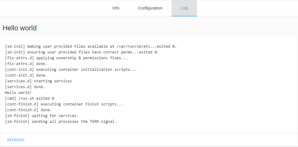 插件日志的截图
