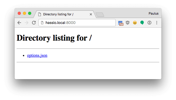插件提供的文件索引的截图